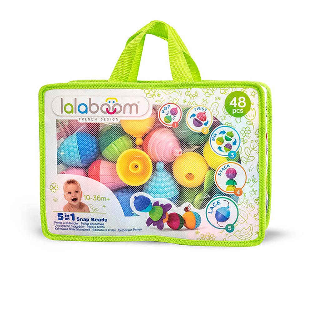 Lalaboom Beads And Accessories In A Zipper Bag Carry Case, 48 Piece