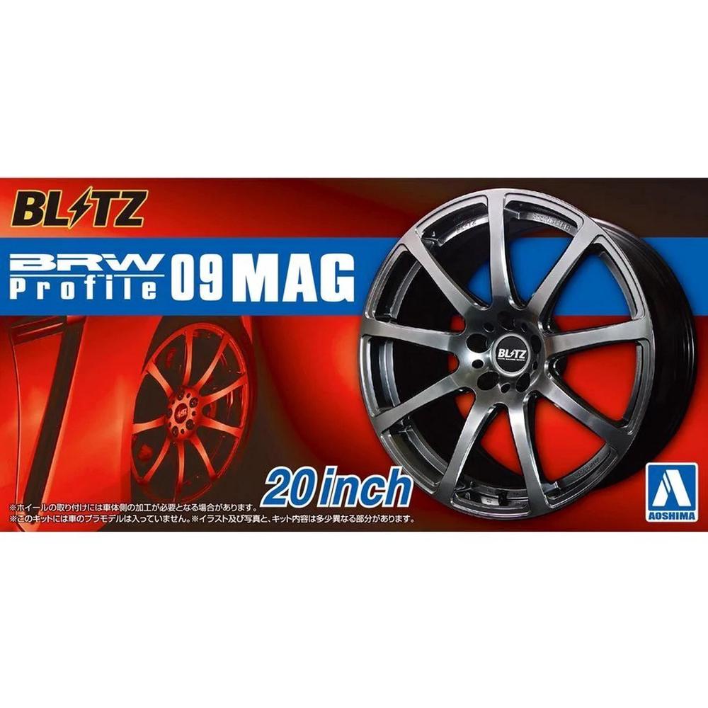Aoshima 1/24 BRW Profile 09 Mag - 20 Inches, 4905083055182