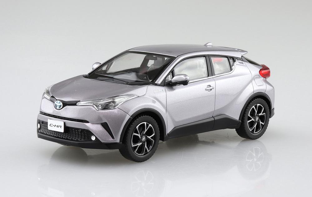 Aoshima Toyota C-HR 1:32 Scale Model Kit (Metal Stream Metallic), 4905083056363