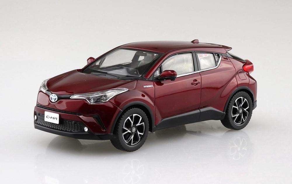 Aoshima Toyota C-HR 1:32 Scale Model Kit (Sensual Red Mica), 4905083056370
