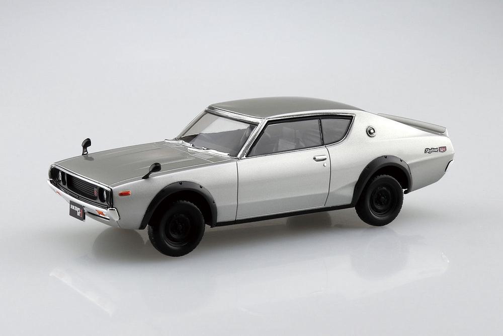 Aoshima 1/32 Nissan C110 Skyline GT-R (Silver), 4905083064641