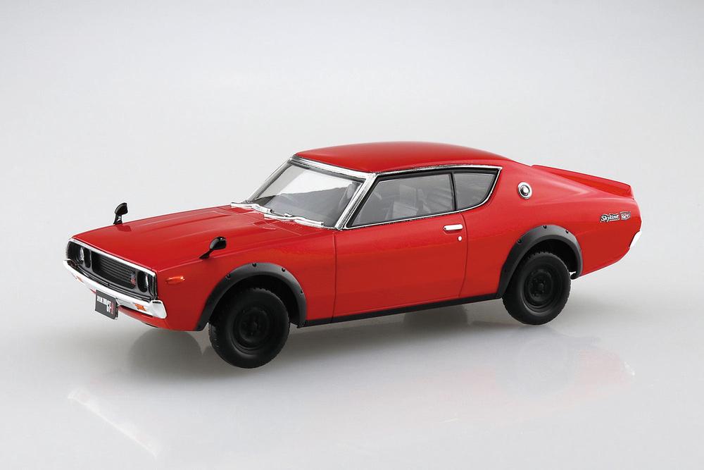 Aoshima 1/32 Nissan C110 Skyline GT-R (Red), 4905083064665