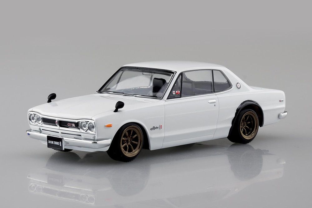 Aoshima 1/32 Nissan Skyline 2000 GT-R Custom Wheel (White) | Buy online ...