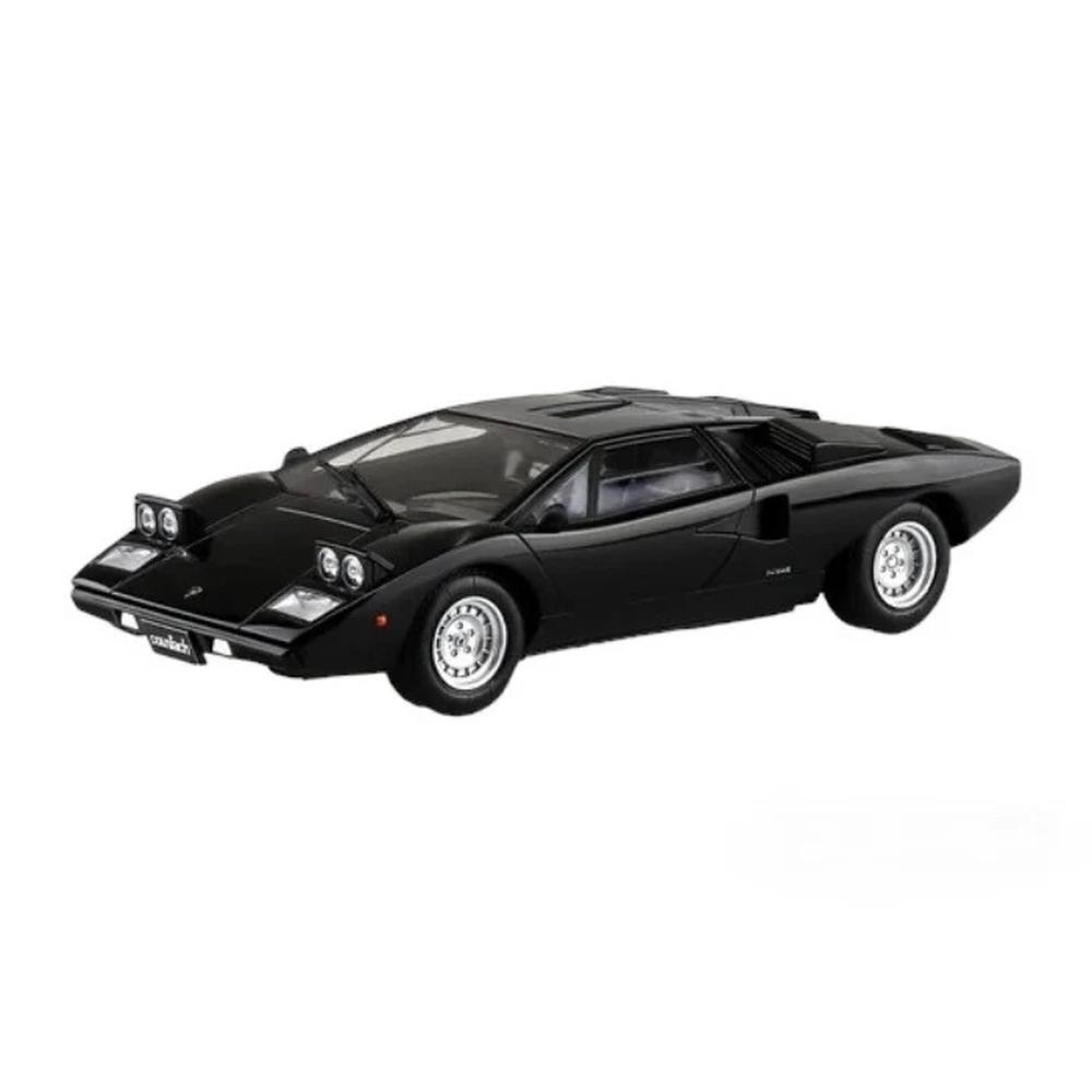 Aoshima 1/32 Snap Lamborghini Countach LP400 (Black), 4905083065389