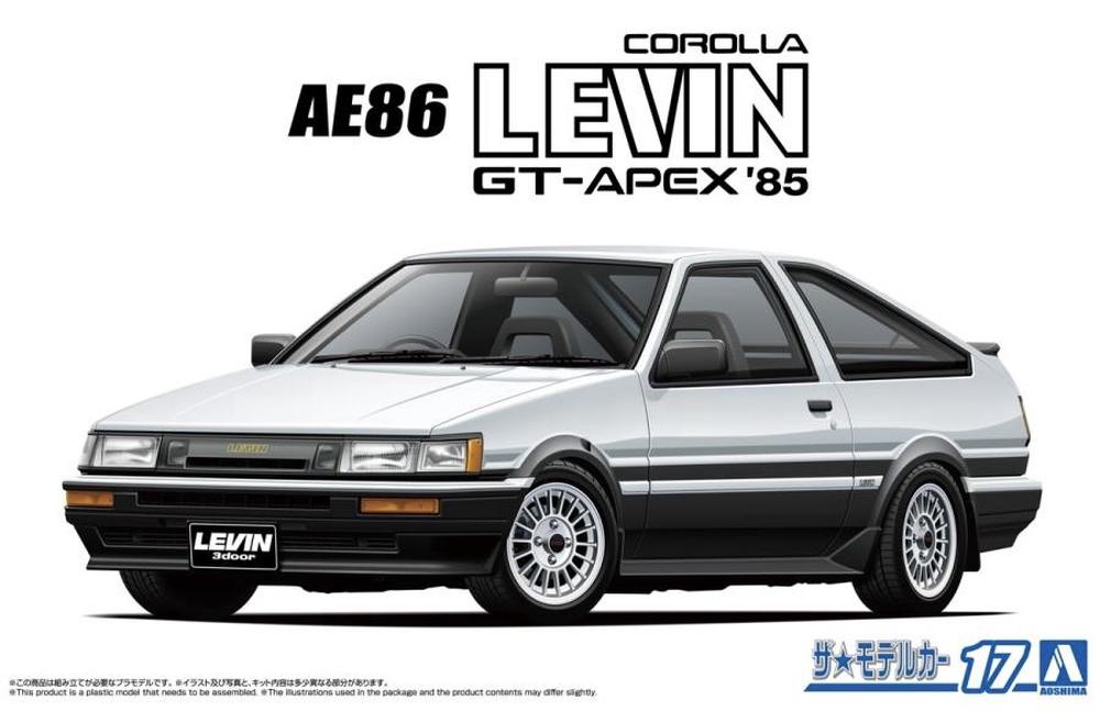 1/24 Toyota AE86 Corolla Levin GT-Apex '85, 4905083069318