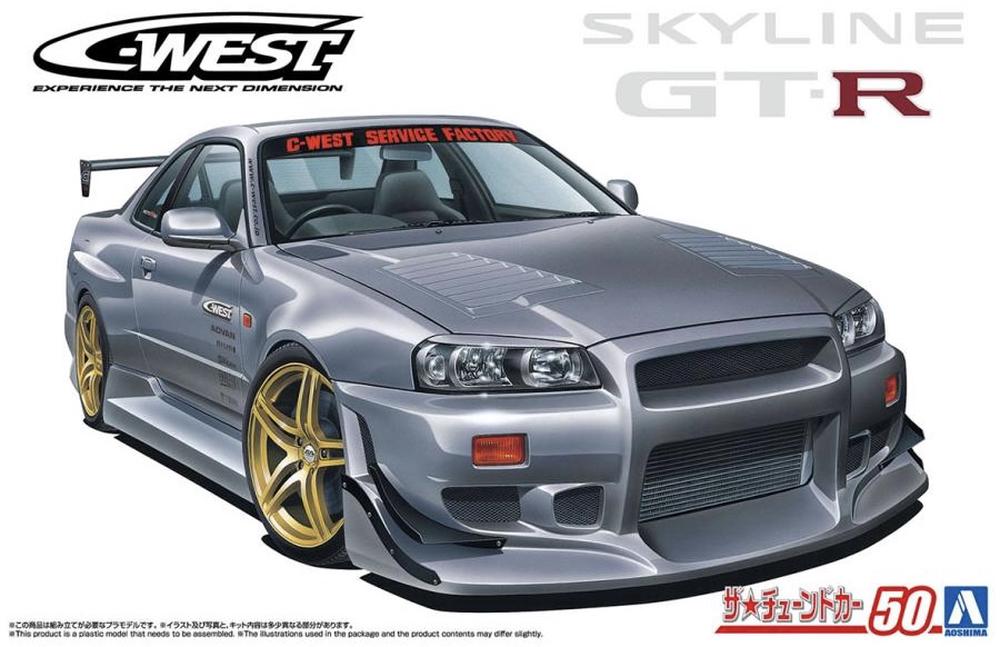 1/24 C-West BNR34 Skyline GT-R '02 (Nissan), 4905083069905