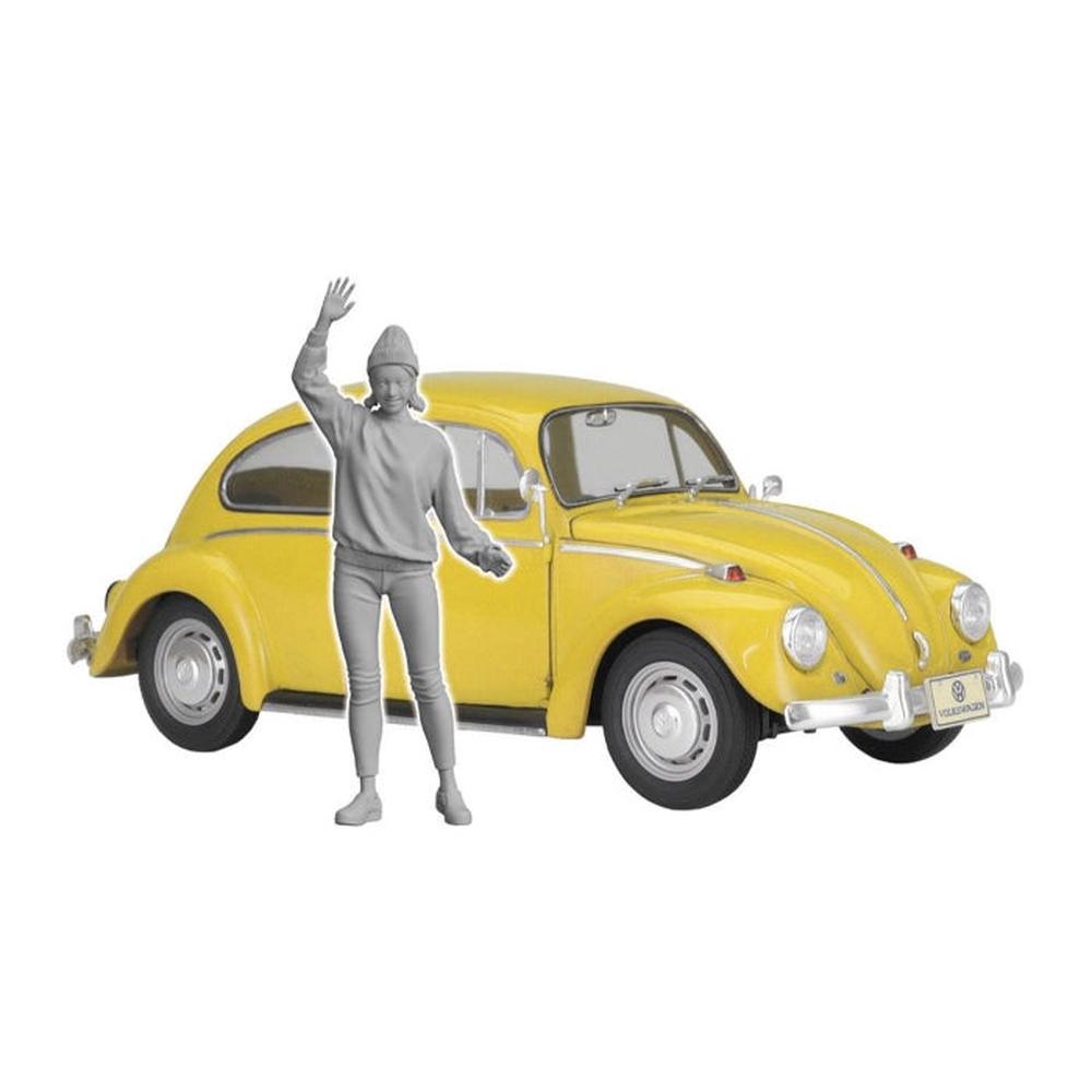 Hasegawa 1/24 Volkswagen Beetle Type 1 (1967) With Girl's Figure, 4967834524200