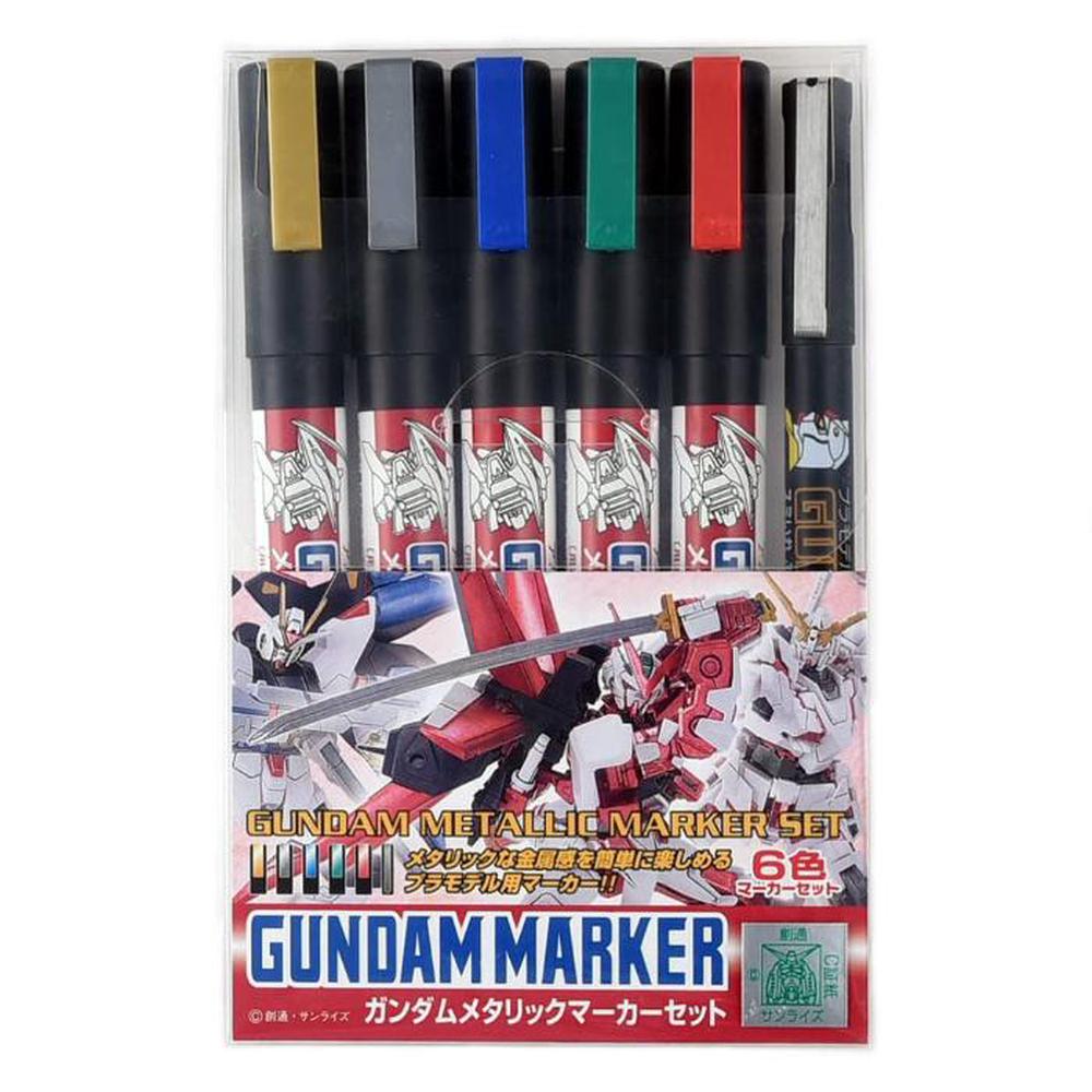 GSI Creos Gundam Marker Gundam Metallic Set, 4973028505658