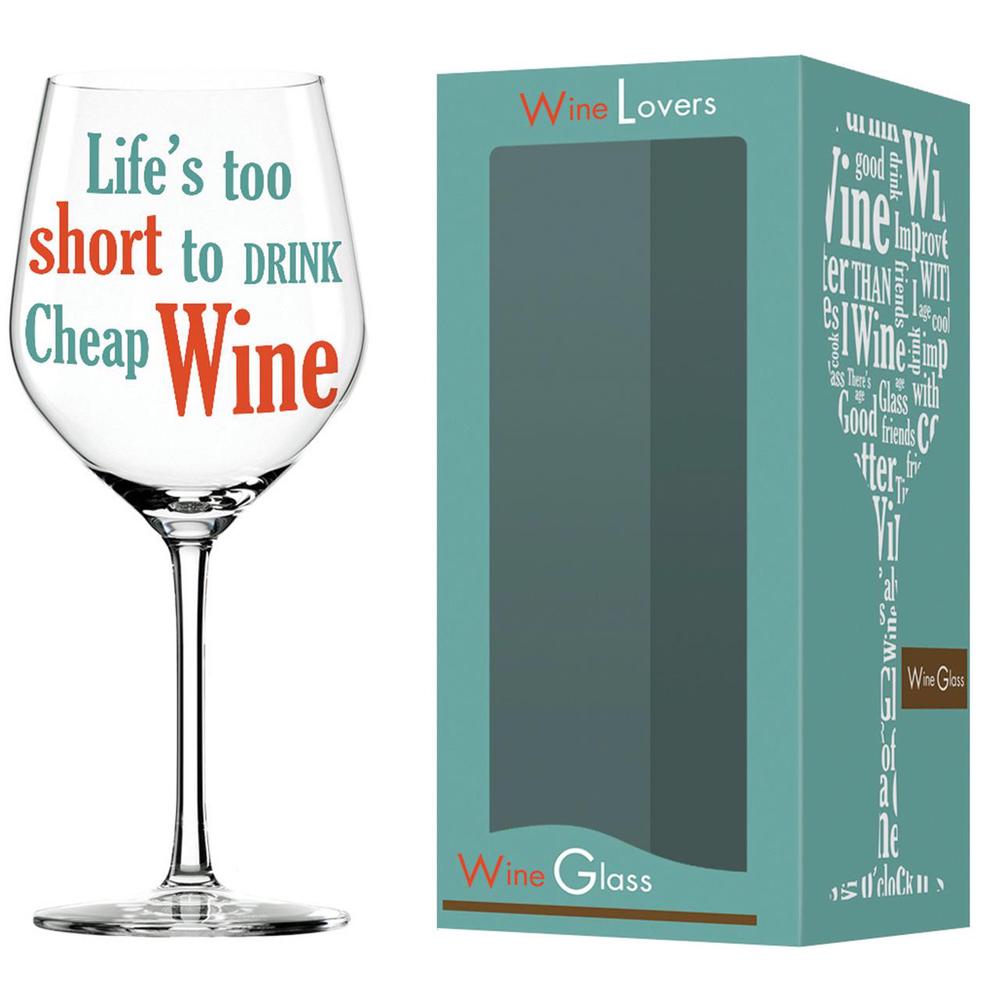 Coyote Wine Lover Life Wine Glass, 5010792236117