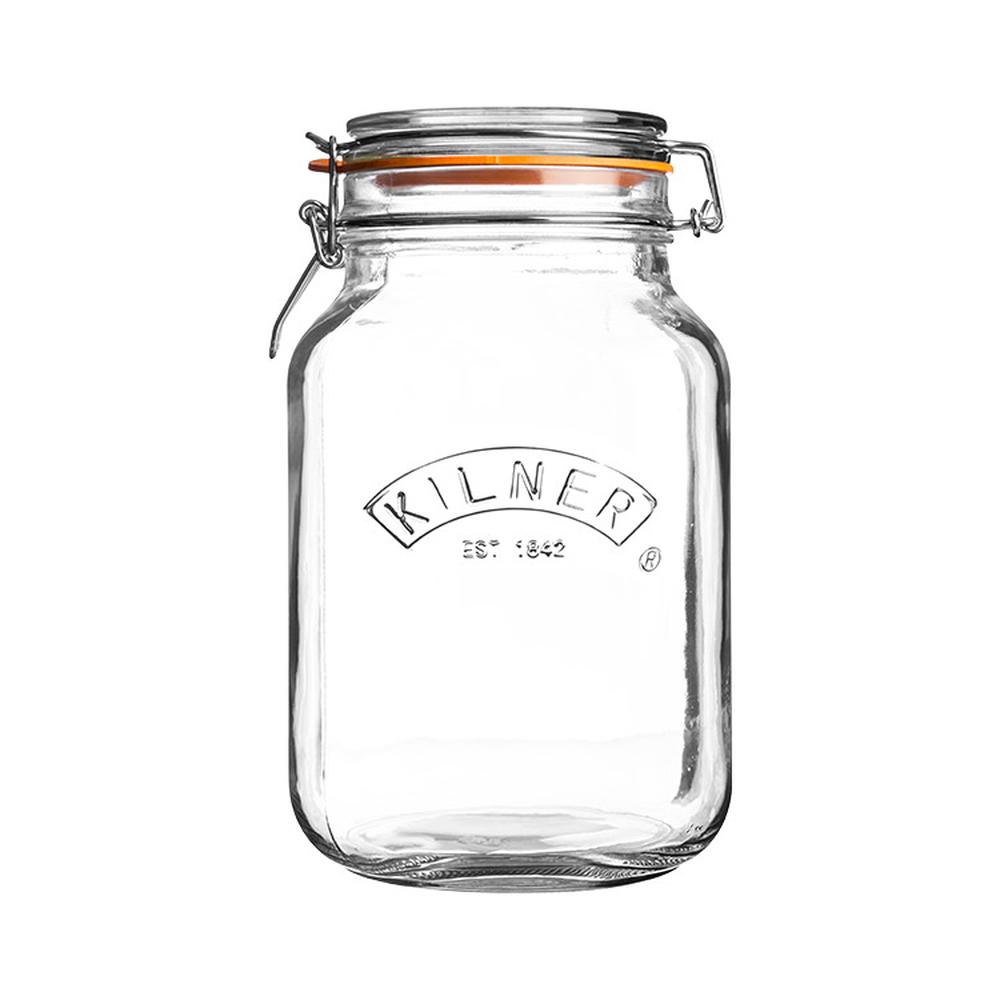 Kilner Clip Top Square 2L, 5010853075938