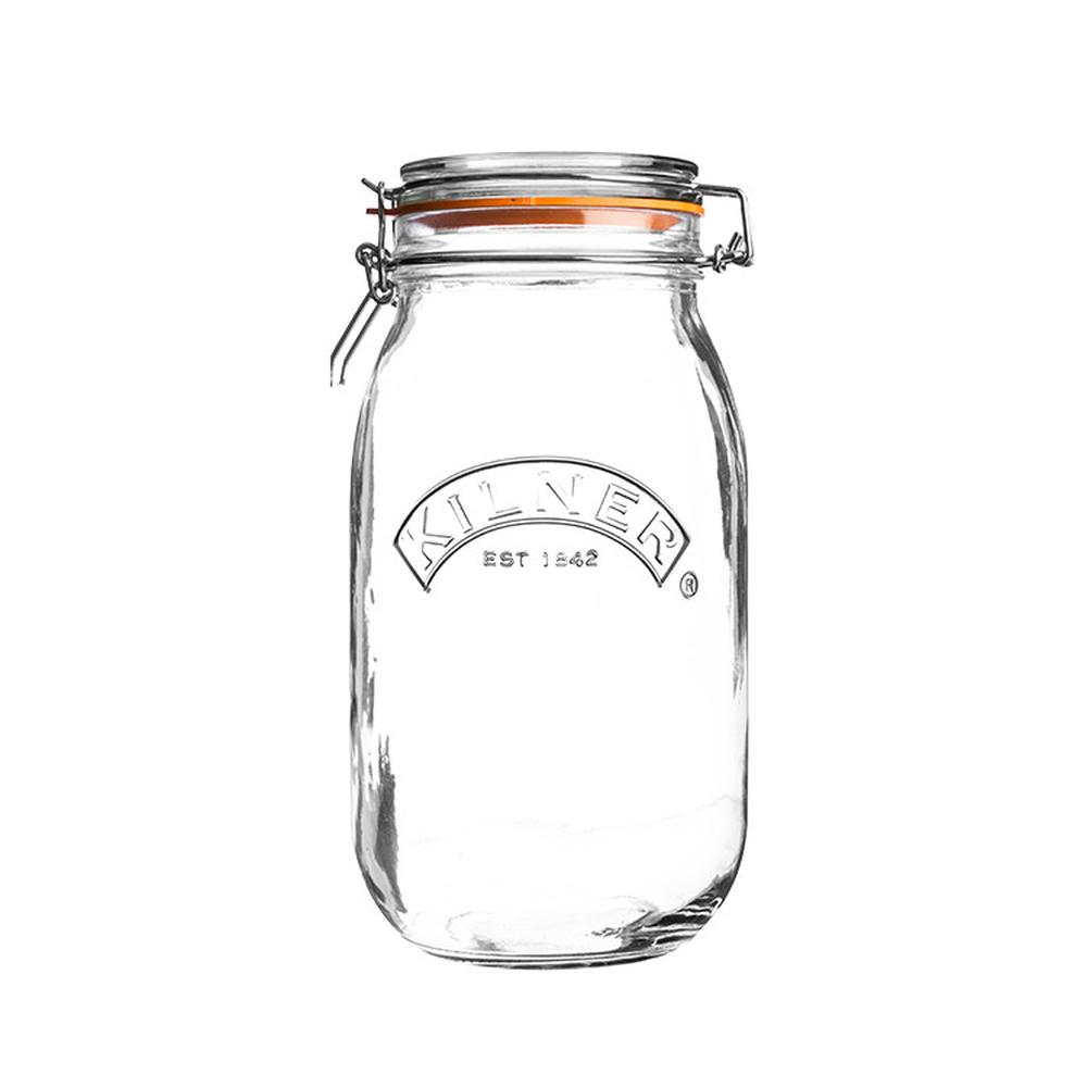 Kilner Clip Top Round Jar 2L, 5010853158419