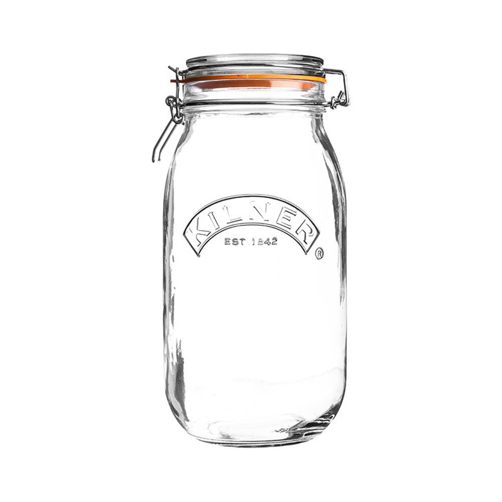 Clip Top Round Jar 3L, 5010853158426