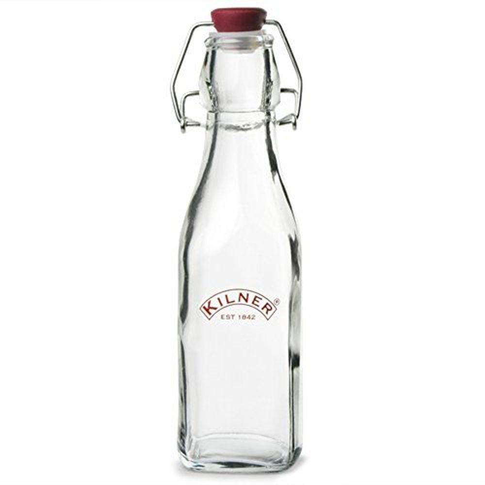 Kilner Square Clip Top Bottle, 9-Fl Oz by Kilner - ISBN: 5010853174365