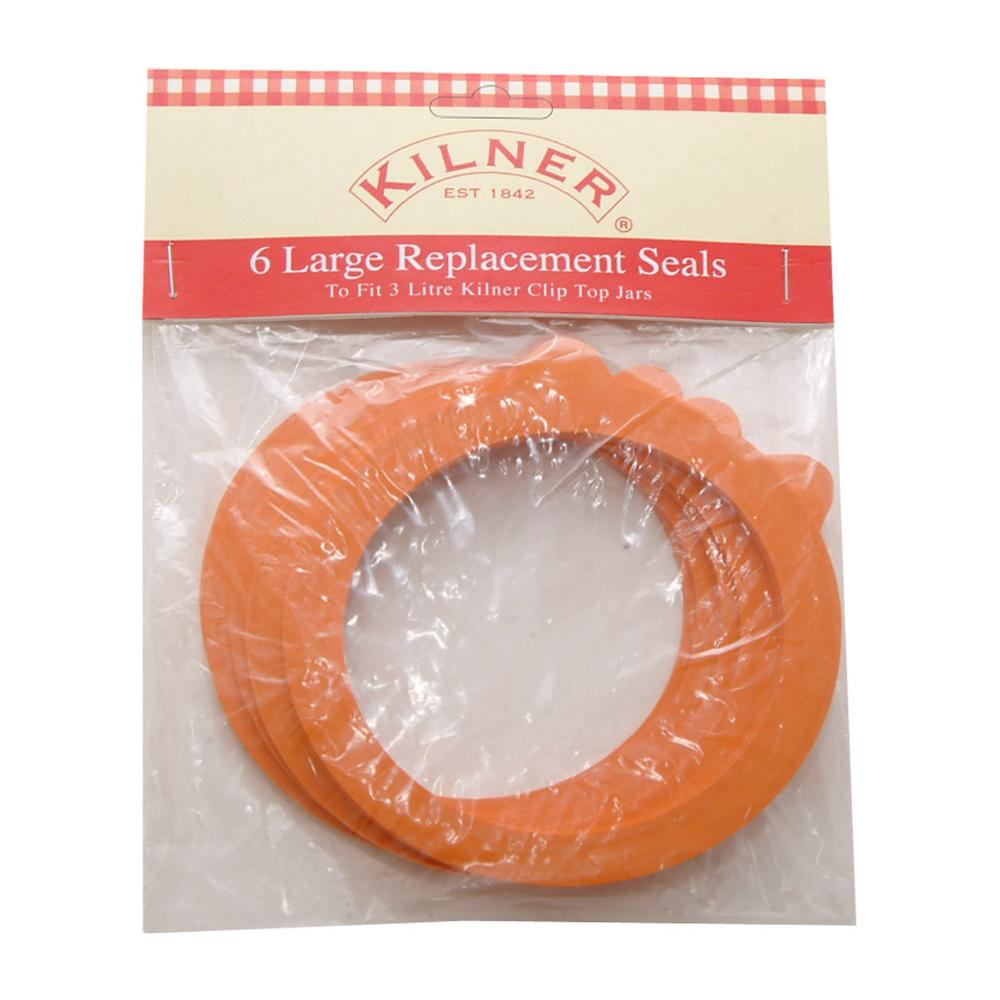 Kilner Replacement Large Rubber Seals, Pack Of 6, 5010853179308