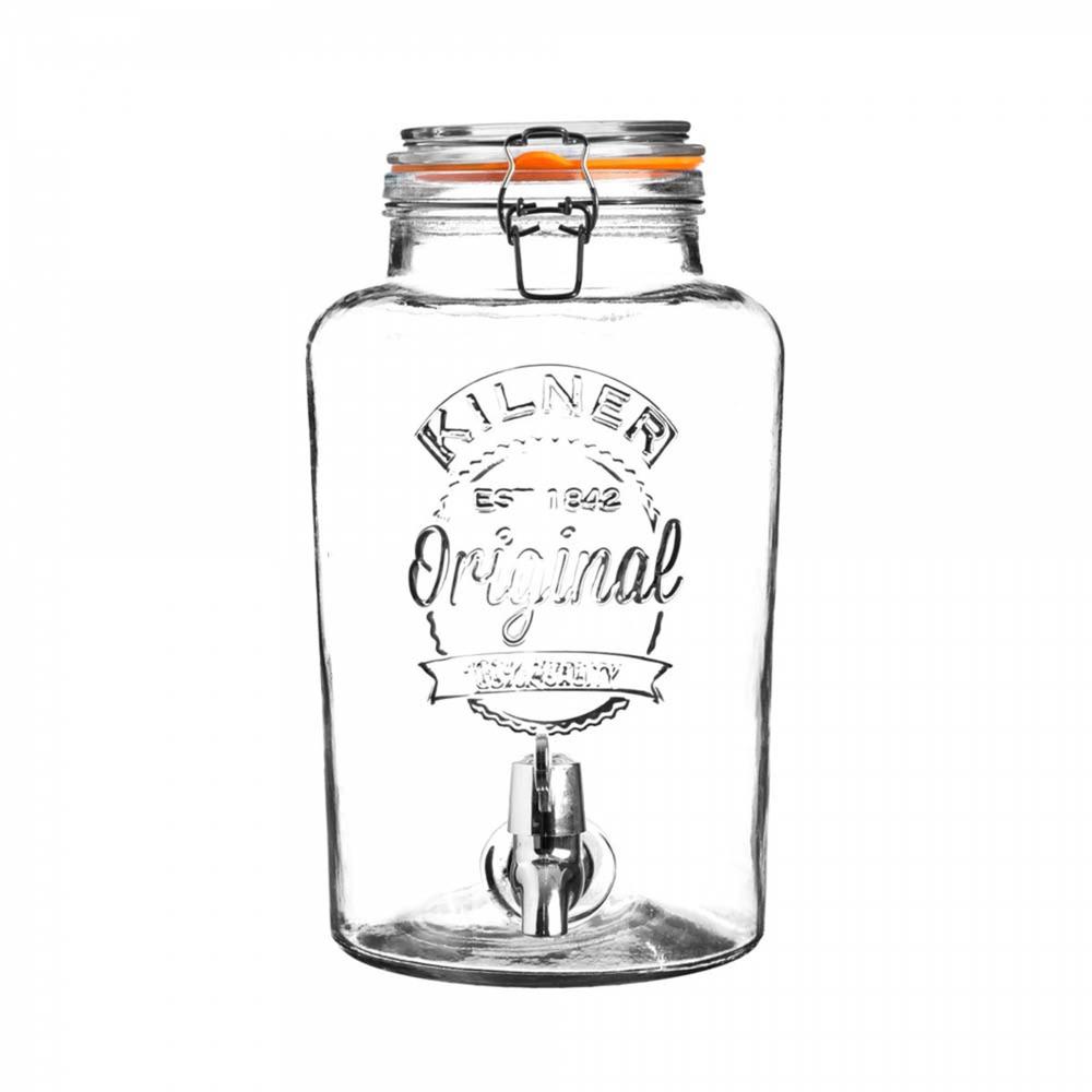 Round Storage Jar With Dispensing Tap - 5 Litre, 5010853202099