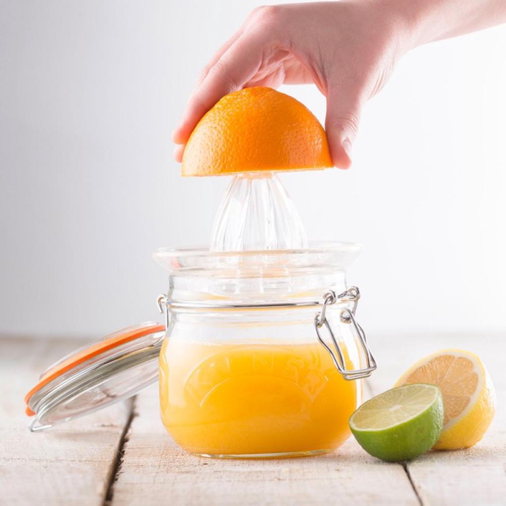 Clip Storage Jar With Juicer Lid - 500mL, 5010853233833