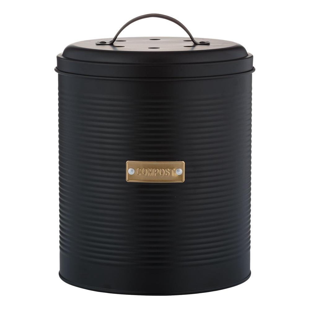 Otto Compost Caddy (Black) - 2.5 Litre, 5010853266152