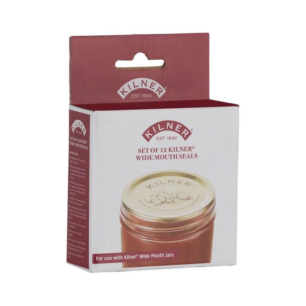 Wide Mouth Preserve Seals, Pack of 12, 5010853276083