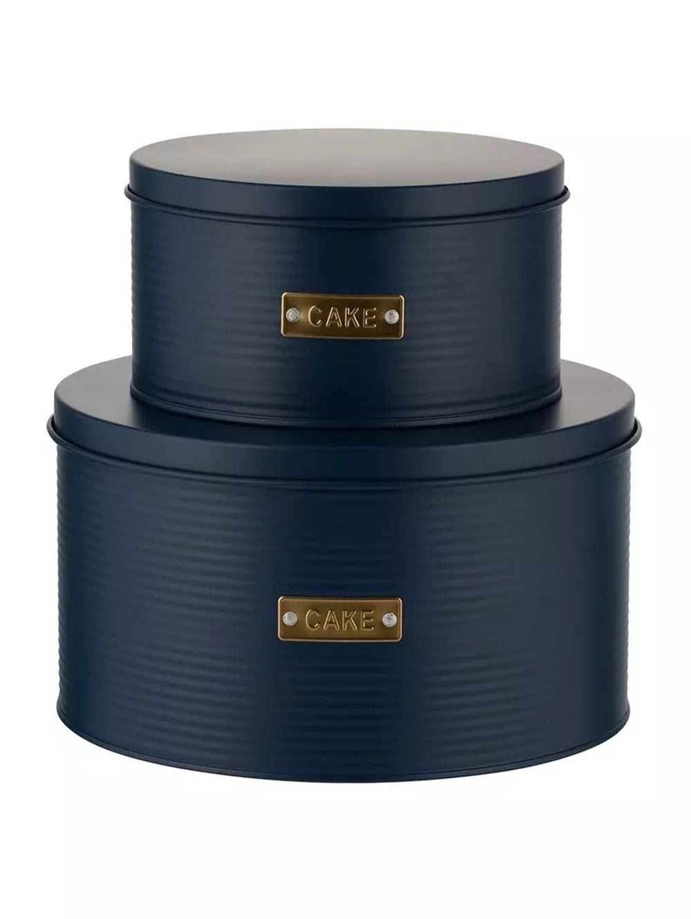 Typhoon Living Otto Cake Tins, Set of 2 (Navy) - 25x14cm/18.5x10.5cm by Typhoon - ISBN: 5010853276700