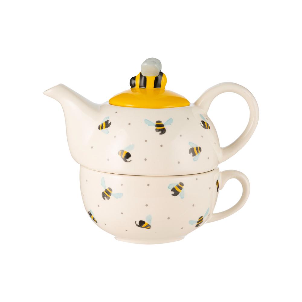 Sweet Bee Tea for One - 13.9x13.5x13.5cm, 5010853279510