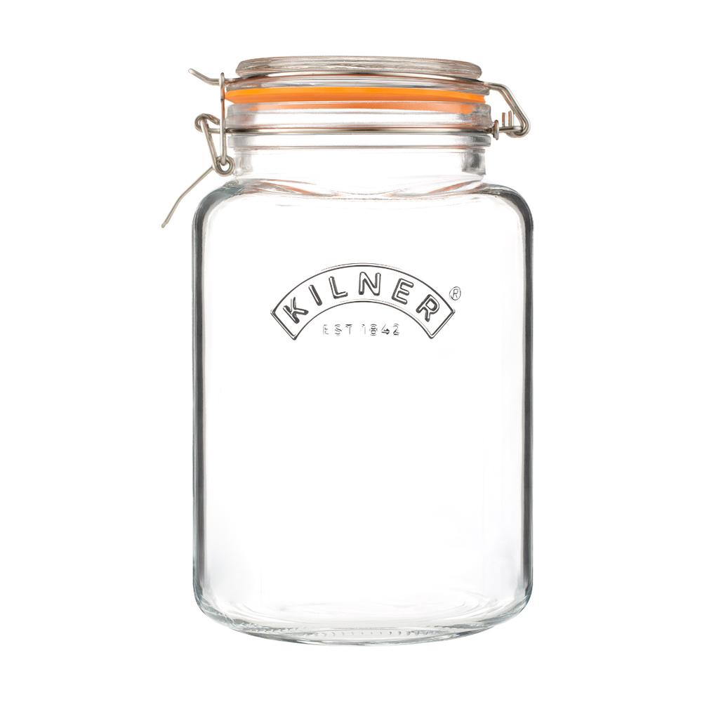 Square Clip Top Jar, 5010853283012