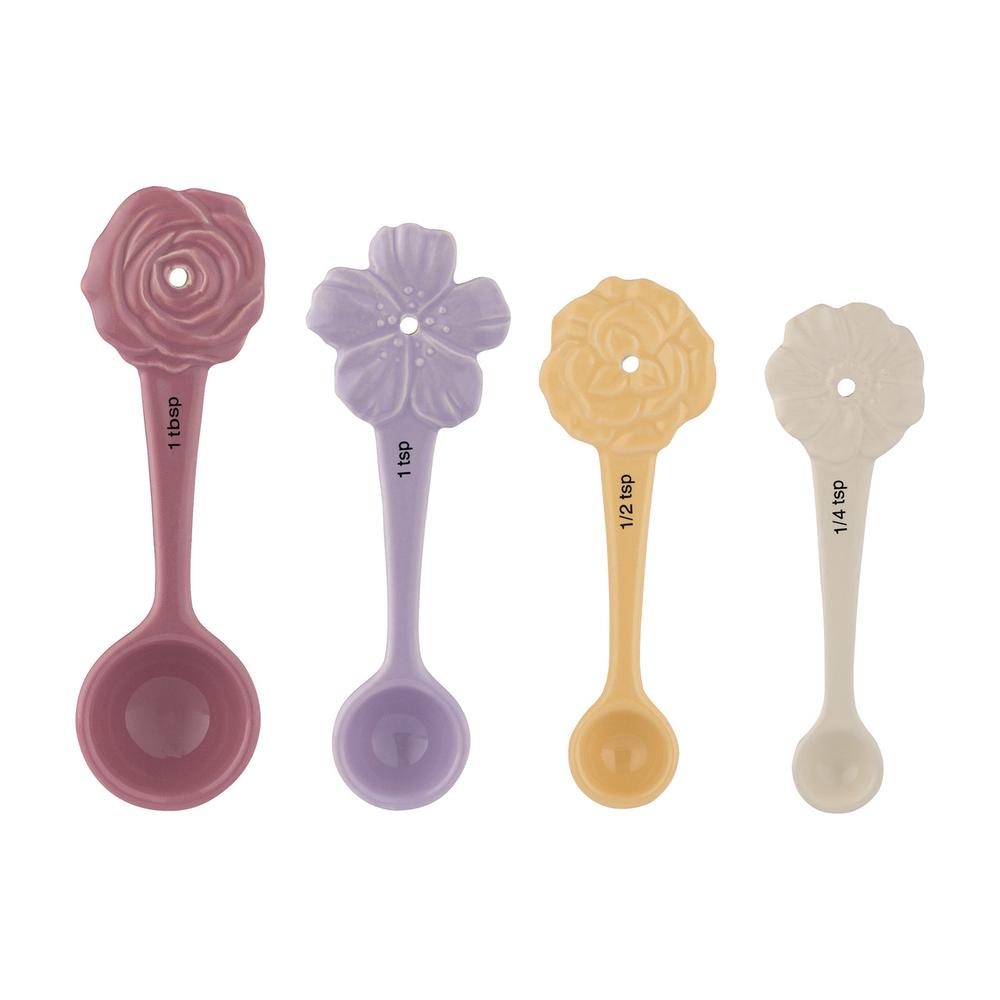 Mason Cash In The Meadow Measuring Spoons, Set of 4 - 1/4Tsp, 1/2Tsp, 1Tsp, 1Tbsp, 5010853285375