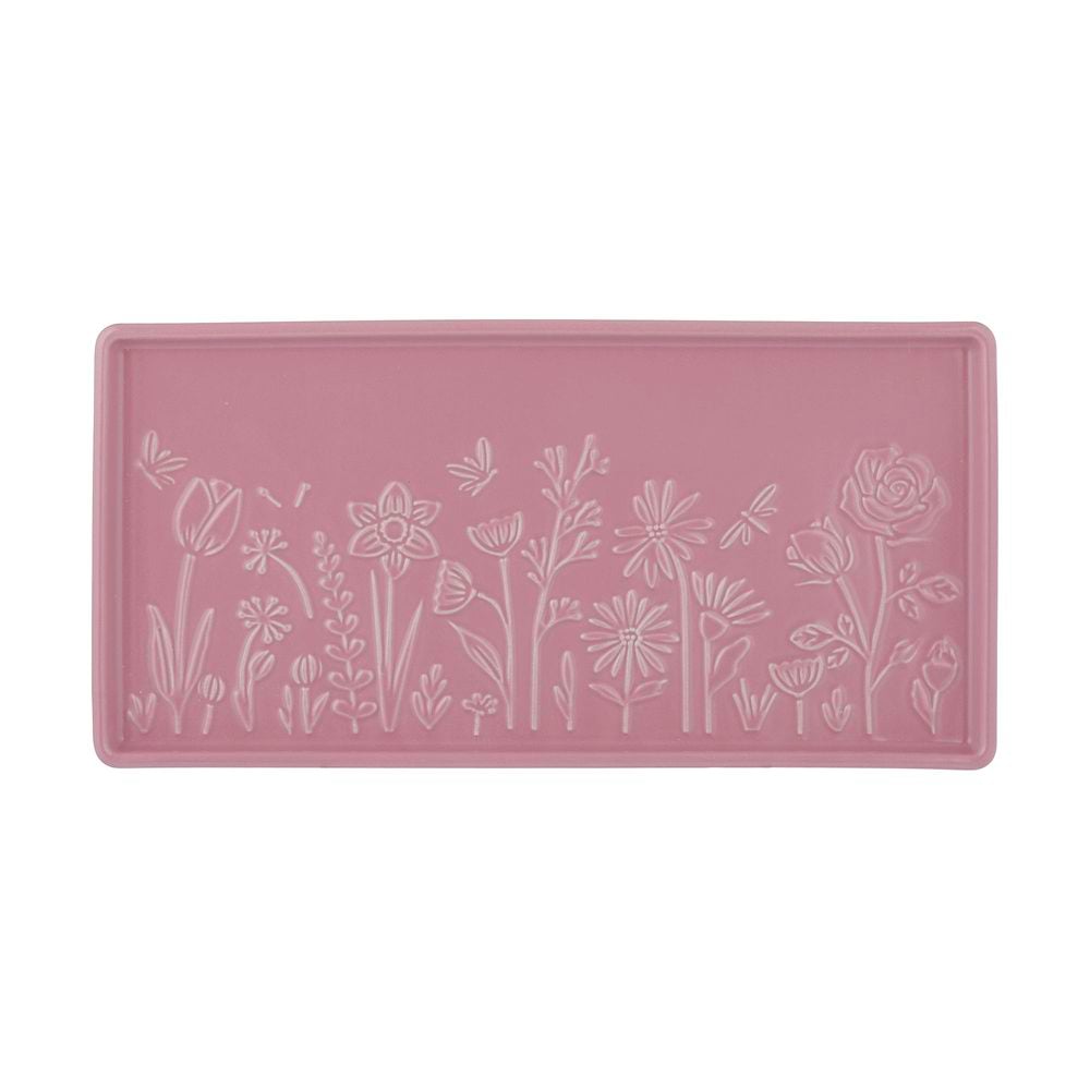 Mason Cash In The Meadow Rectangle Platter (Pink) - 30 x 15 x 2cm by Mason Cash - ISBN: 5010853291338
