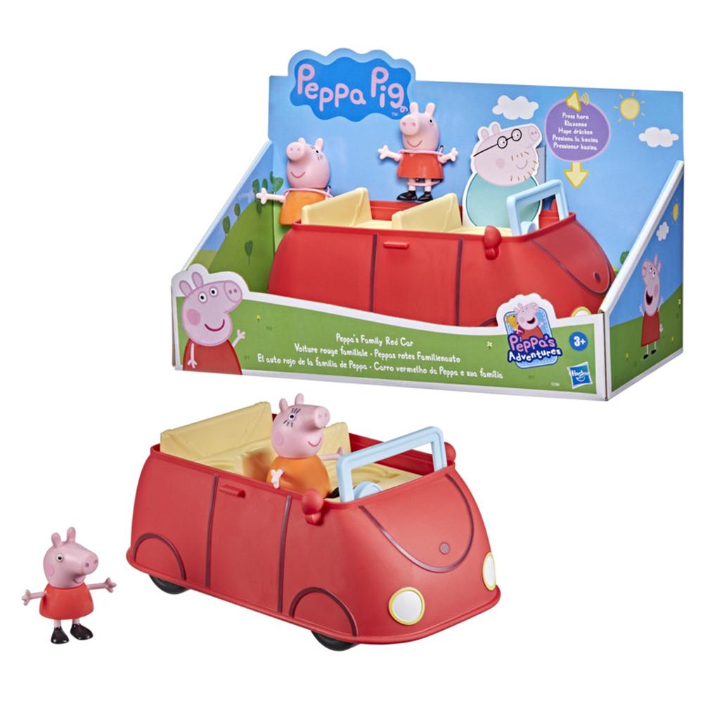 peppa red car