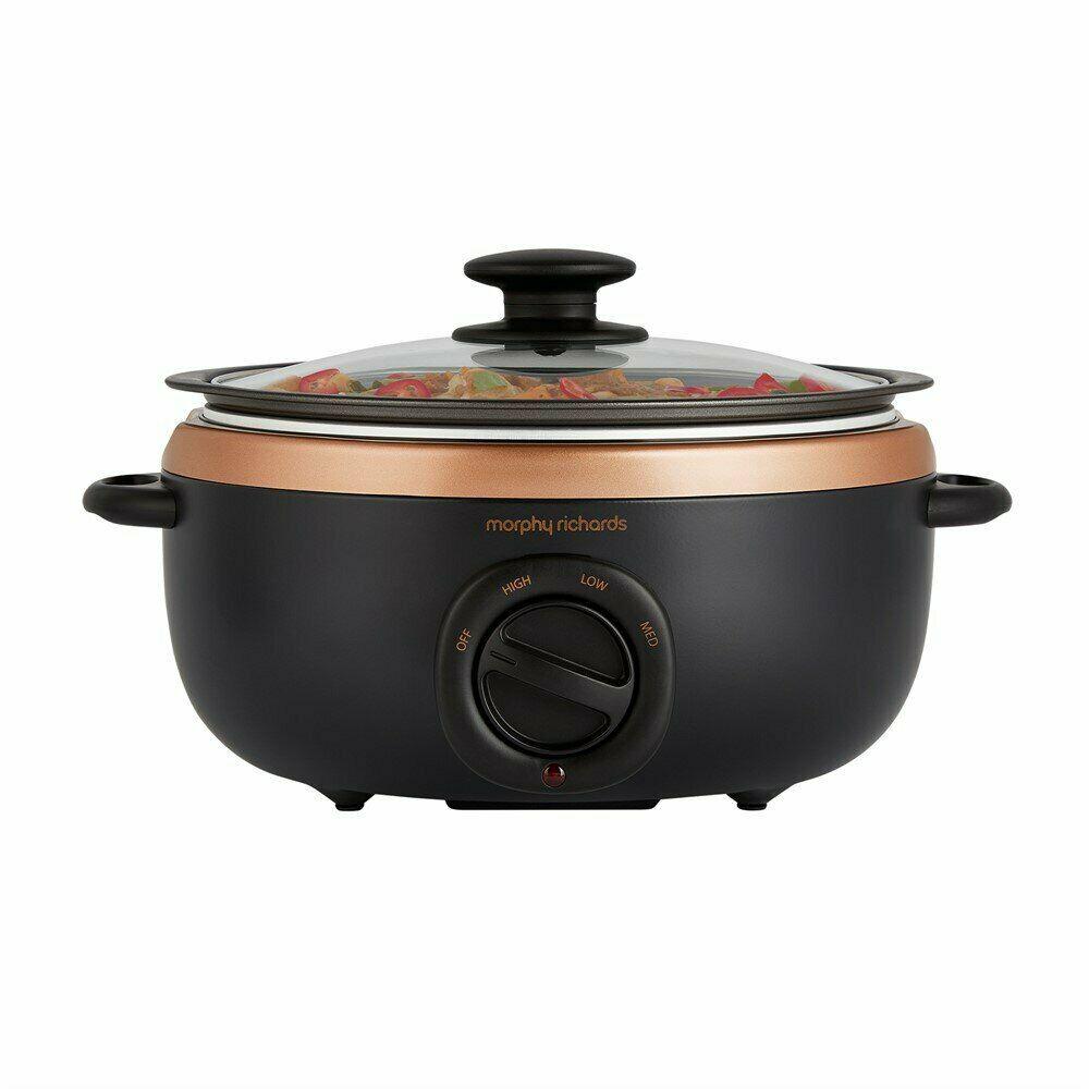 morphy richards rose gold evoke slow cooker