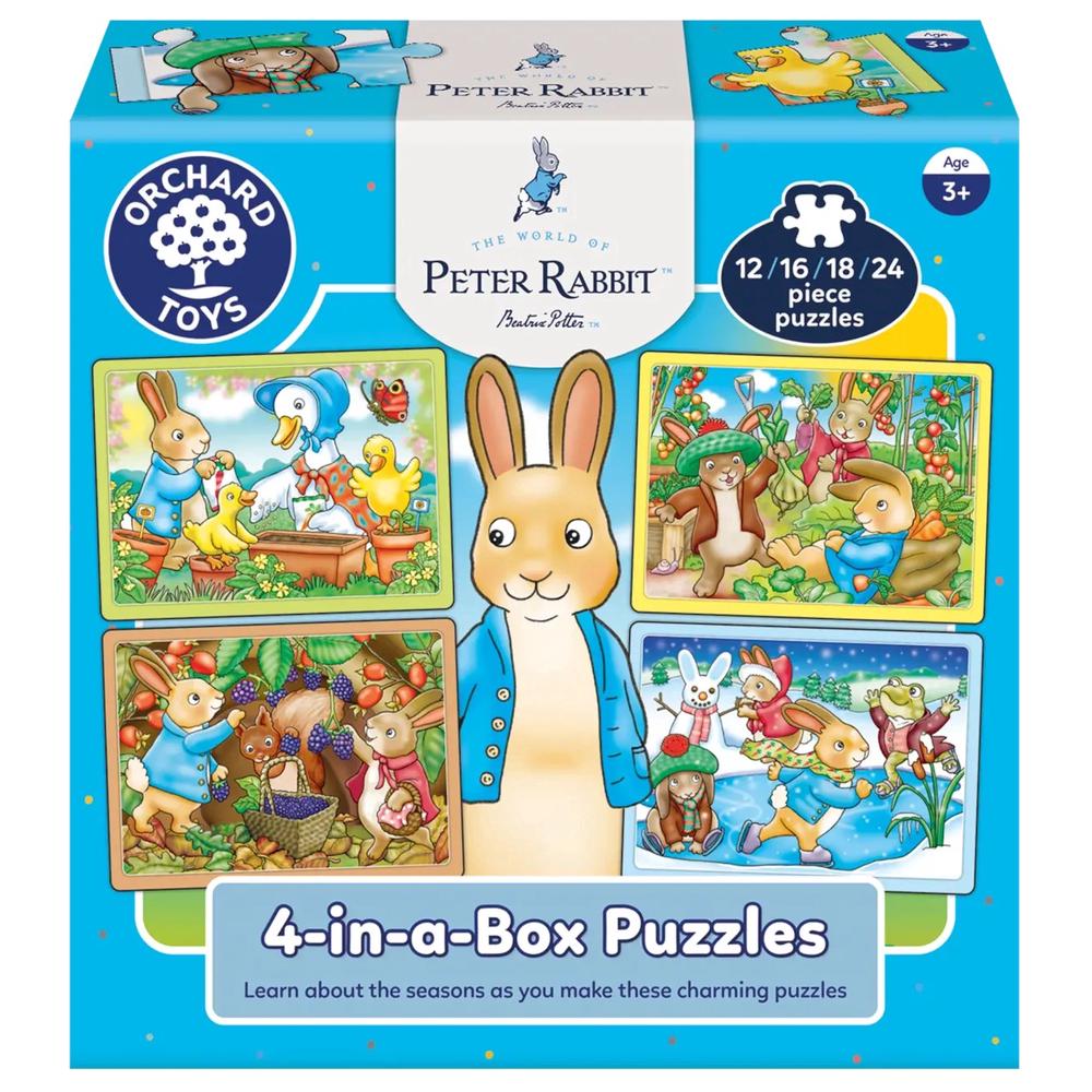 Orchard Toys Peter Rabbit - 4-in-a-Box Puzzles, 5011863004017