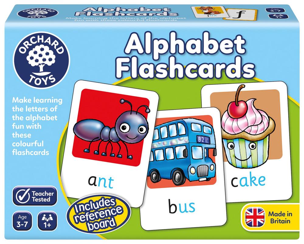 Orchard Toys Alphabet Flashcards, 5011863102317