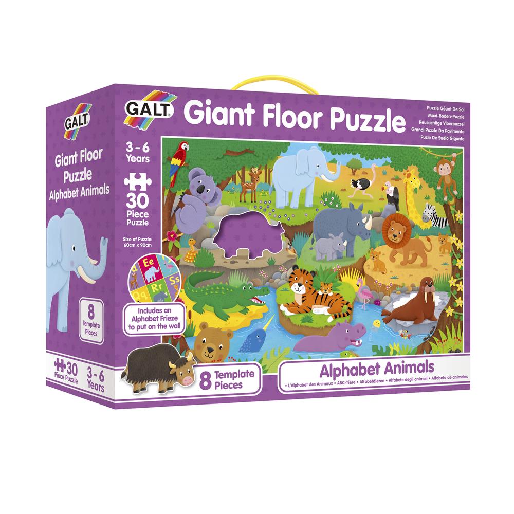 Galt Alphabet Animals Giant Floor Puzzle, 30 Piece Buy online at The Nile