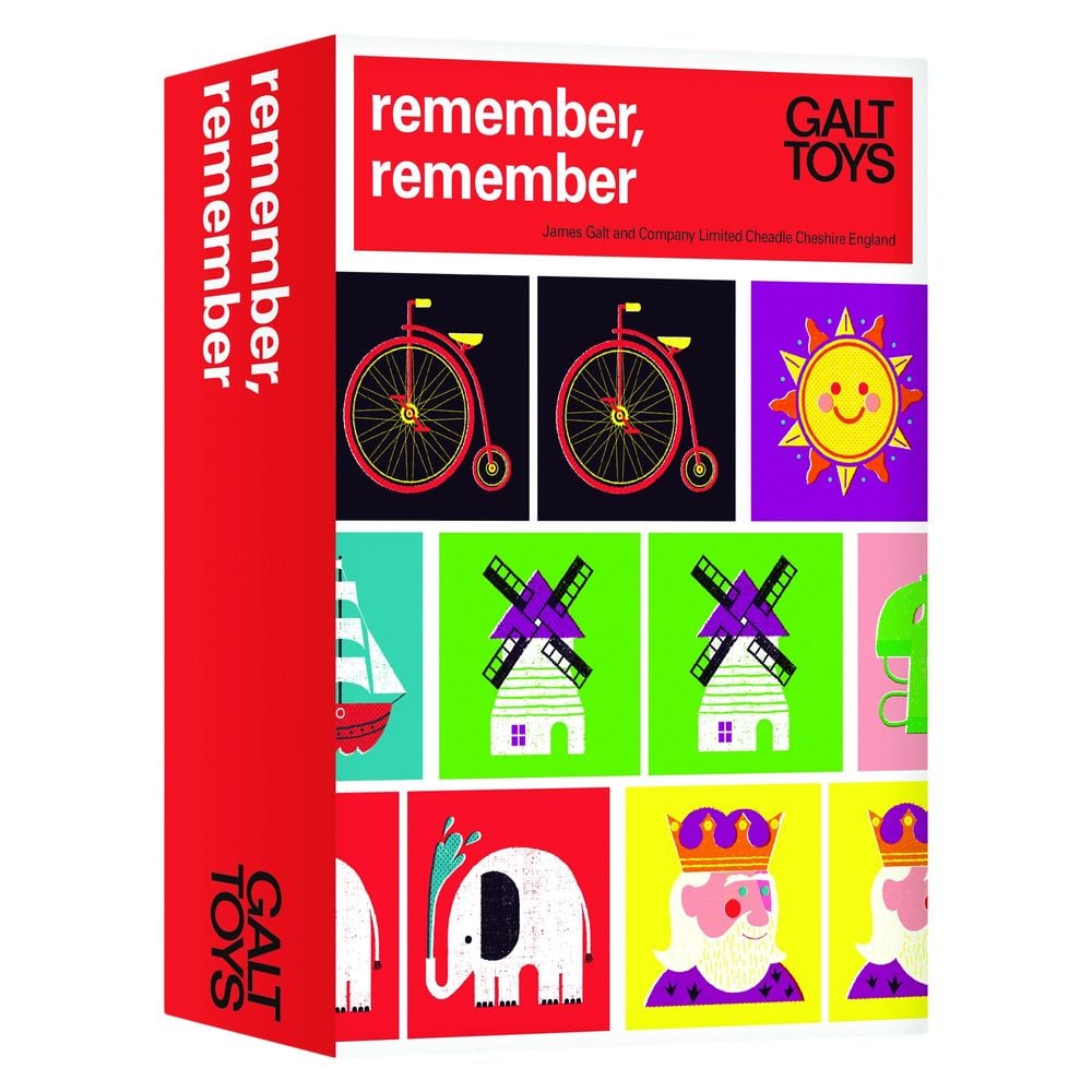 Galt Remember Remember Matching Card Game by Galt - ISBN: 5011979615626