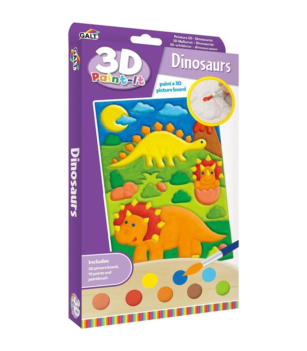 Galt 3D Paint It - Dinosaurs, 5011979624772