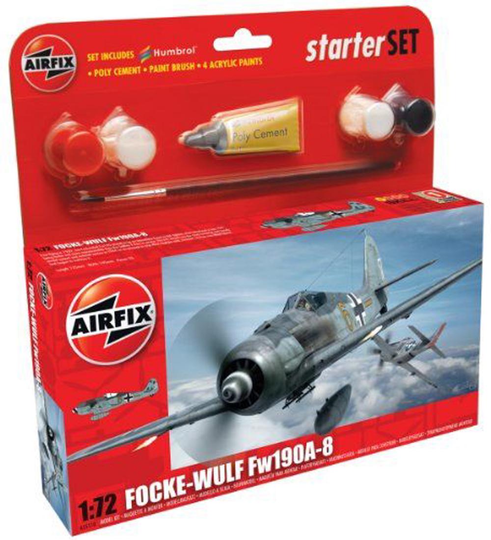 Airfix Focke Wulf Fw190a 8 Model Kit 1 72 Scale Buy Online At The Nile