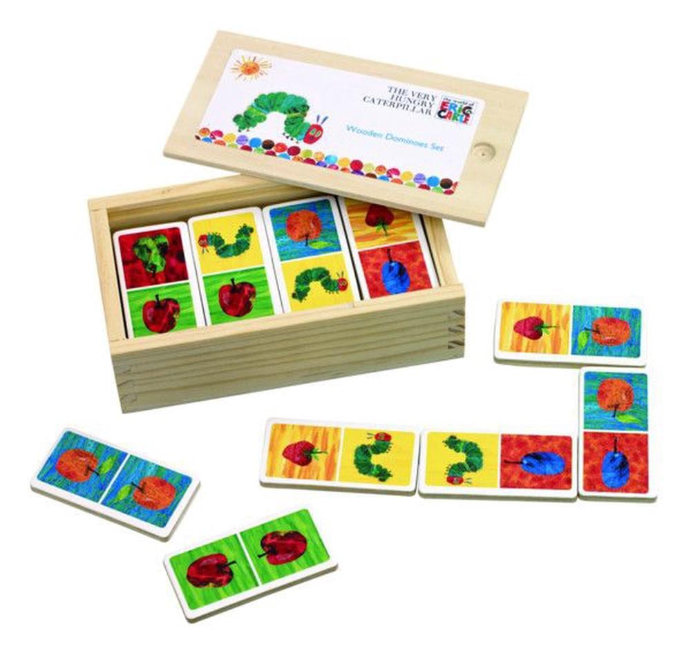 Rainbow Designs The Very Hungry Caterpillar Wooden Dominoes | Buy ...