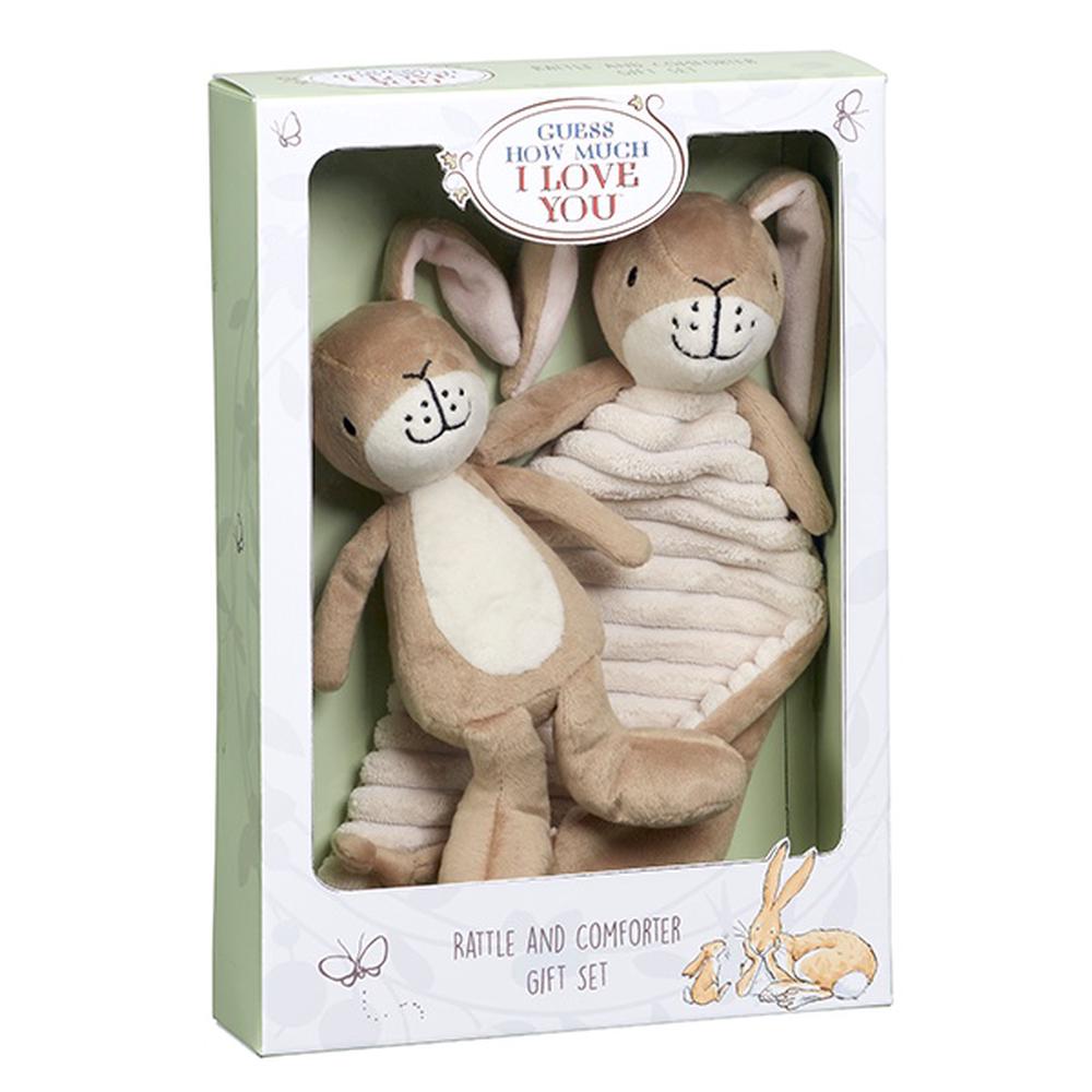 Guess How Much I Love You Comfort Blanket And Rattle Gift Set Buy