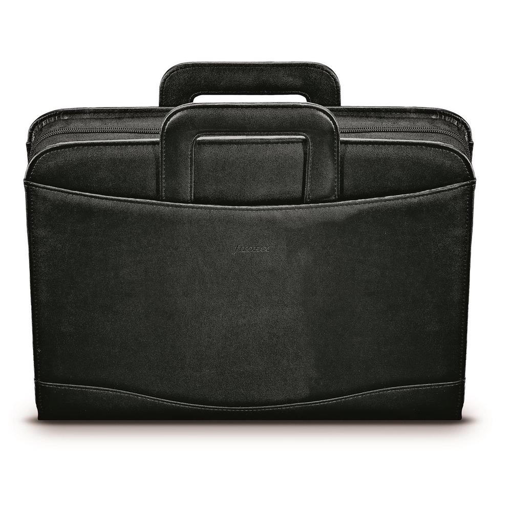 Filofax Metropol Zipped Folder with Handle (Black) - A4, 5015142157777