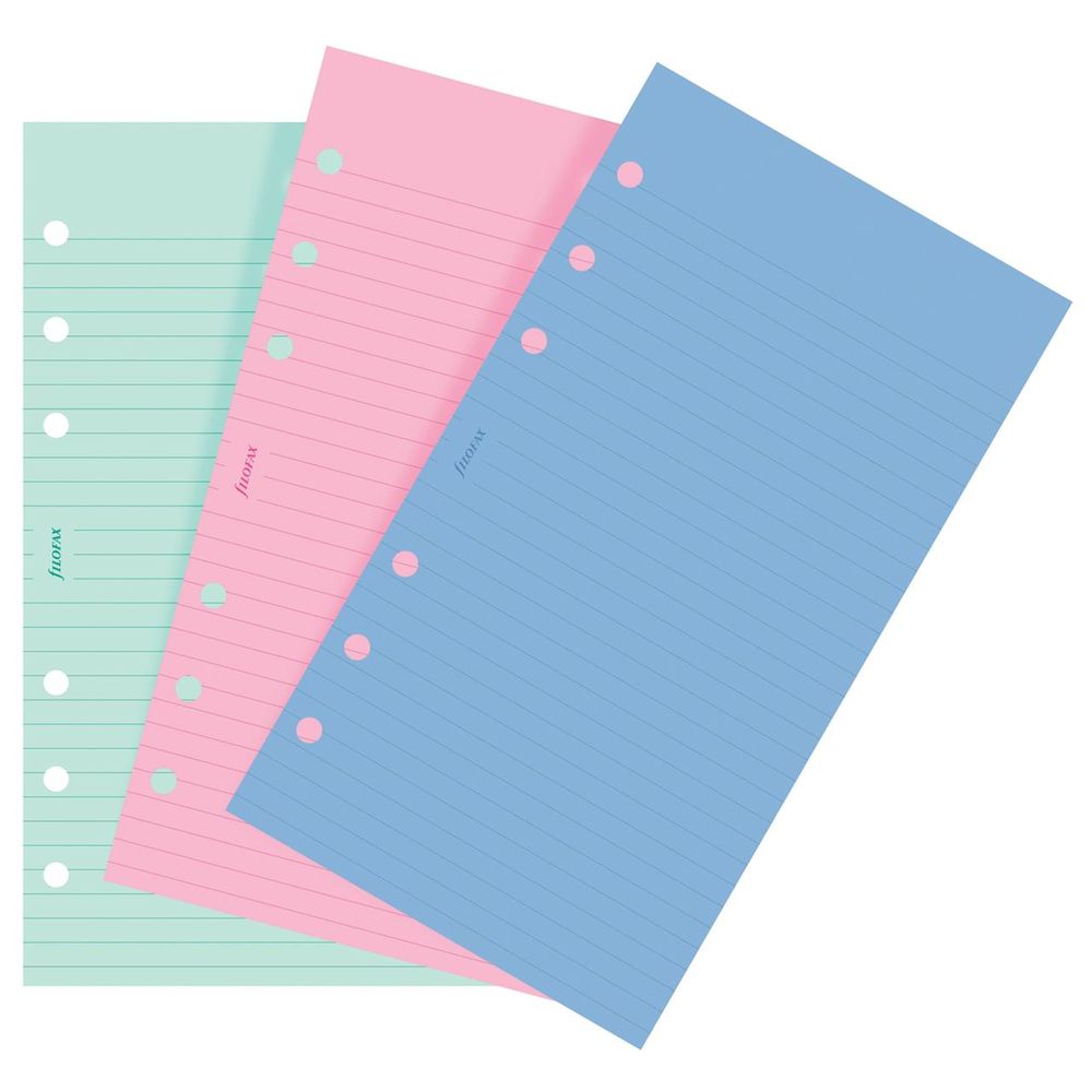 Filofax Personal Colour Refill Ruled, 30 Pack by Filofax - ISBN: 5015142161958
