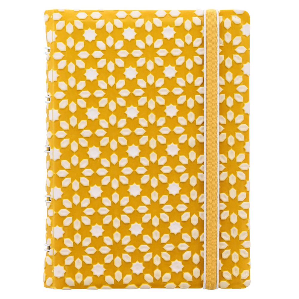 Filofax Pocket Impressions Notebook (Yellow with White), 5015142269333