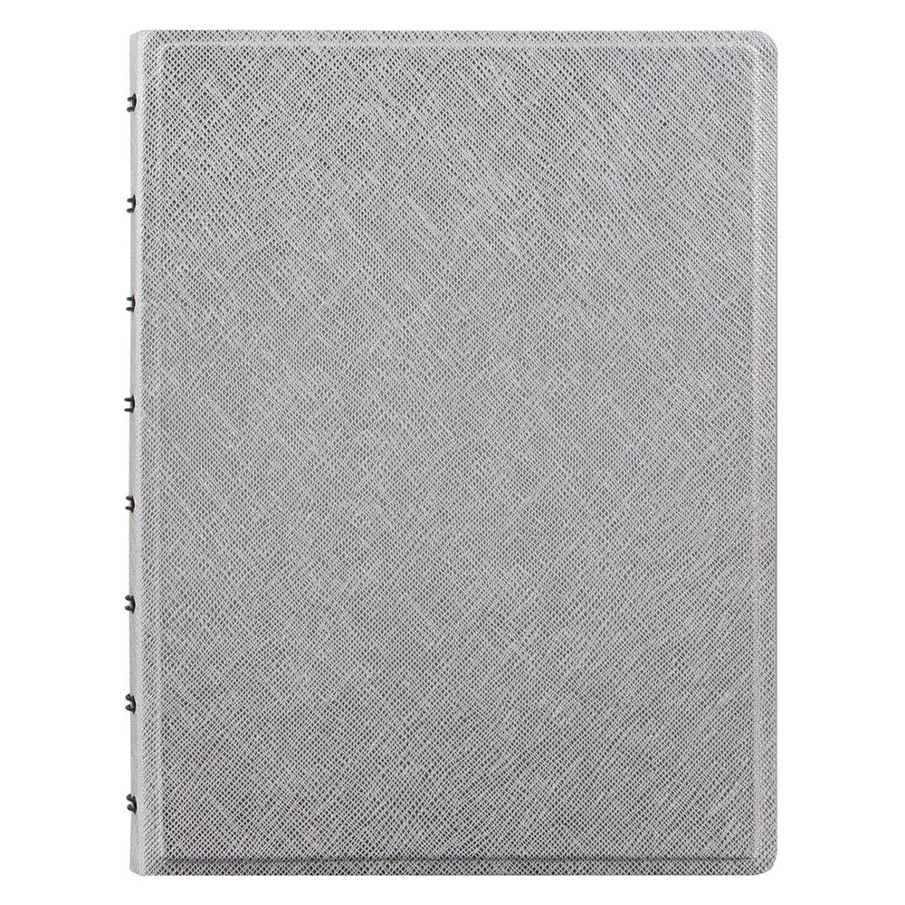 Filofax Saffiano Notebook A5 (Metallic Silver), 5015142269432