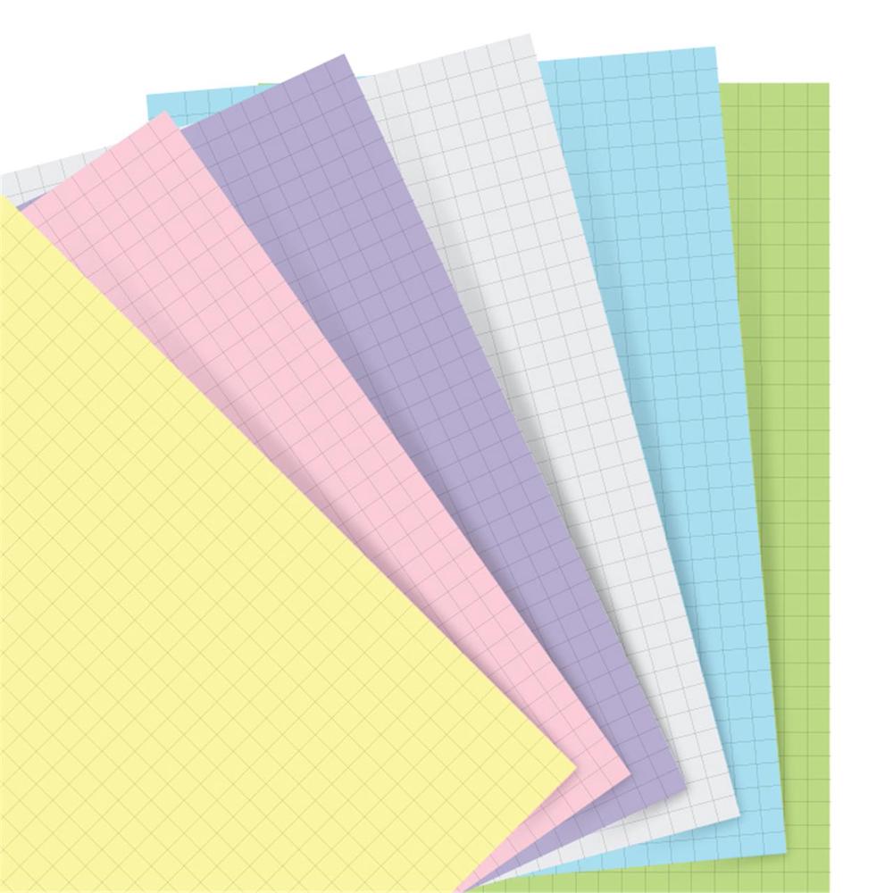 Filofax Personal Pastel Refill Squared, 60 Pack, 5015142278021