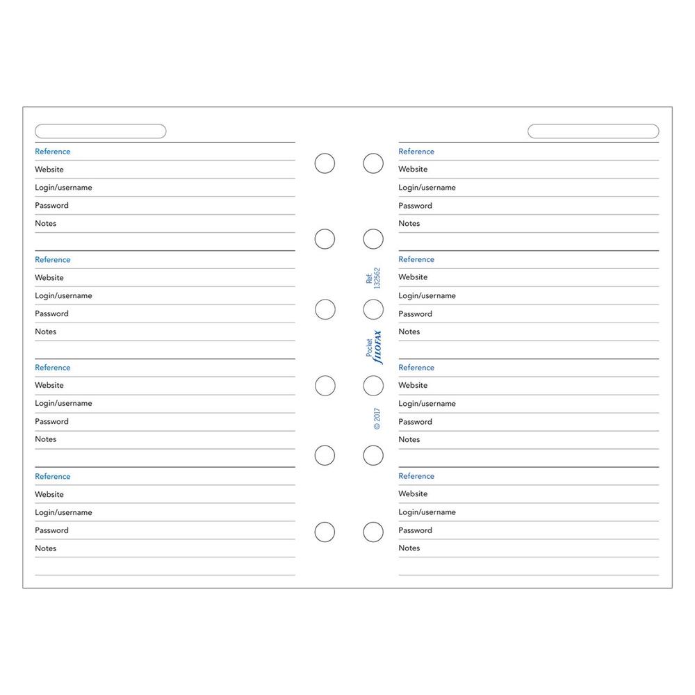 Publisher Pocket Refill Password, 20 Pack (White), 5015142280765