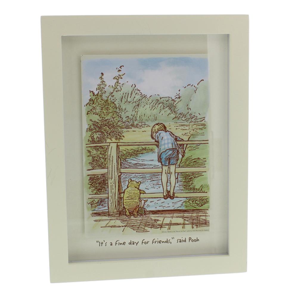 Classic Pooh Fine Day For Friends Wall Plaque, 5017224585782