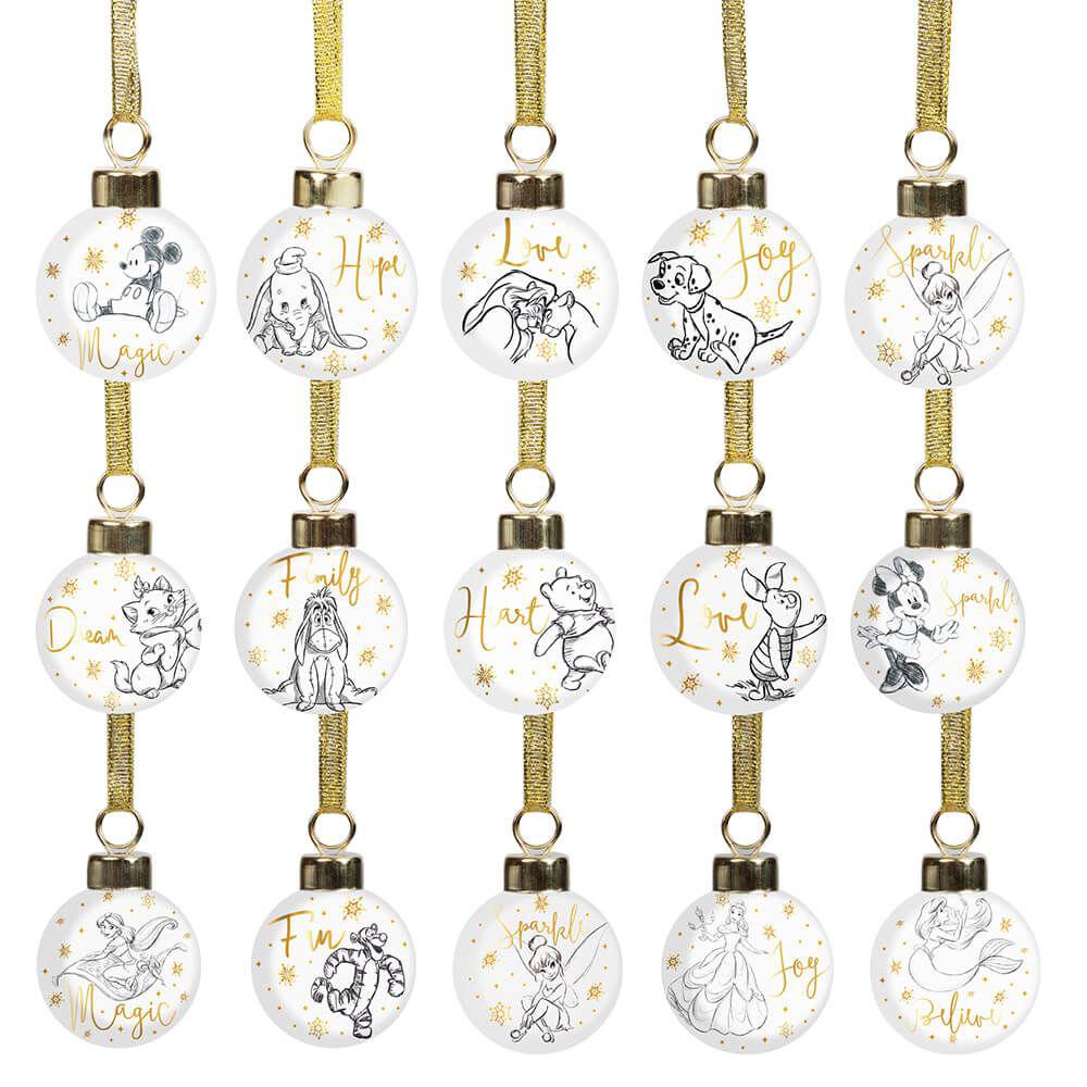 Collectible Ceramic Mini Bauble, Set of 15, 5017224908659