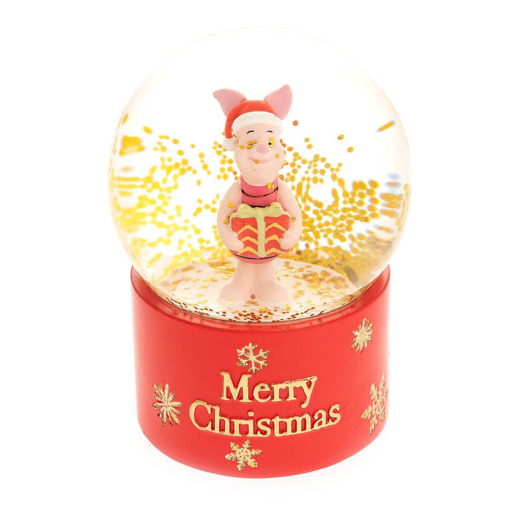 Winnie The Pooh Christmas Snowglobe - Piglet 'Merry Christmas', 5017224940901