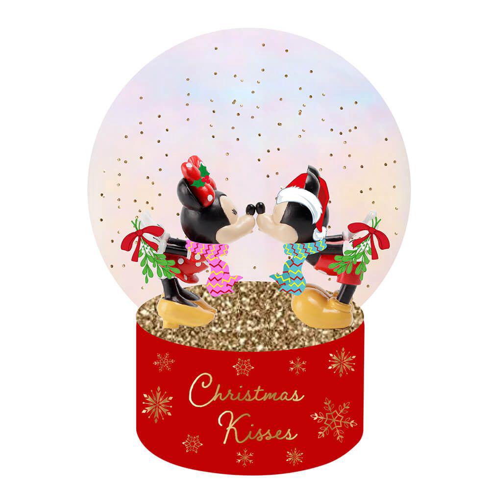 Mickey Christmas: Snow Globe 'Christmas Kisses', 5017224941694