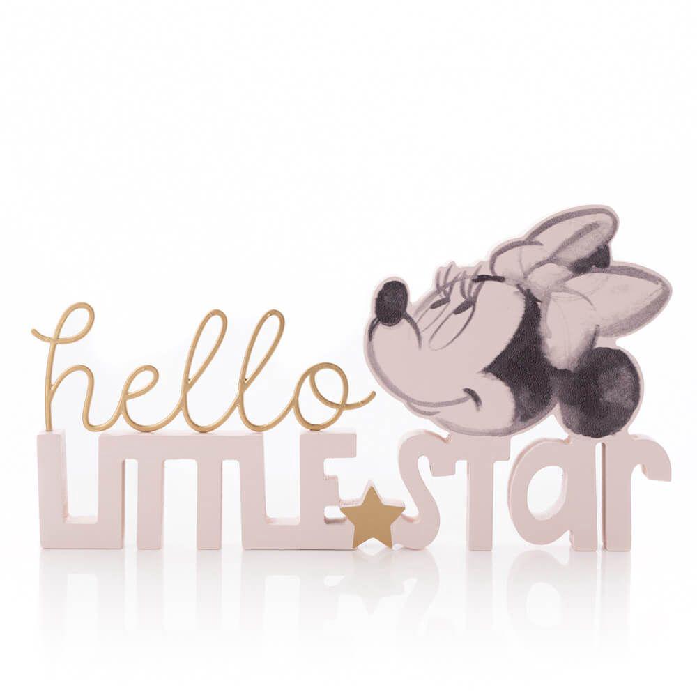 Word Plaque: Minnie Mouse Hello Little Star, 5017224950481