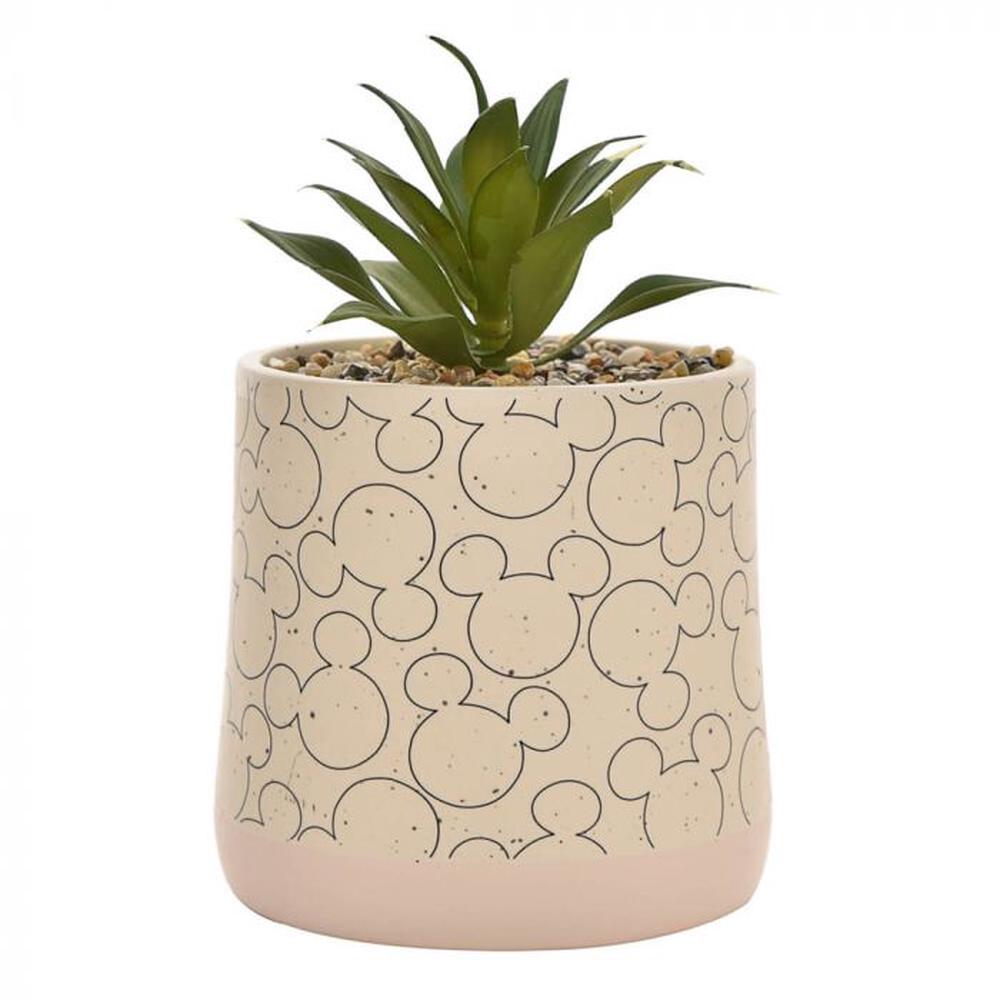 Disney Home: Mickey Ceramic Planter With Faux Plant, 5017224970779