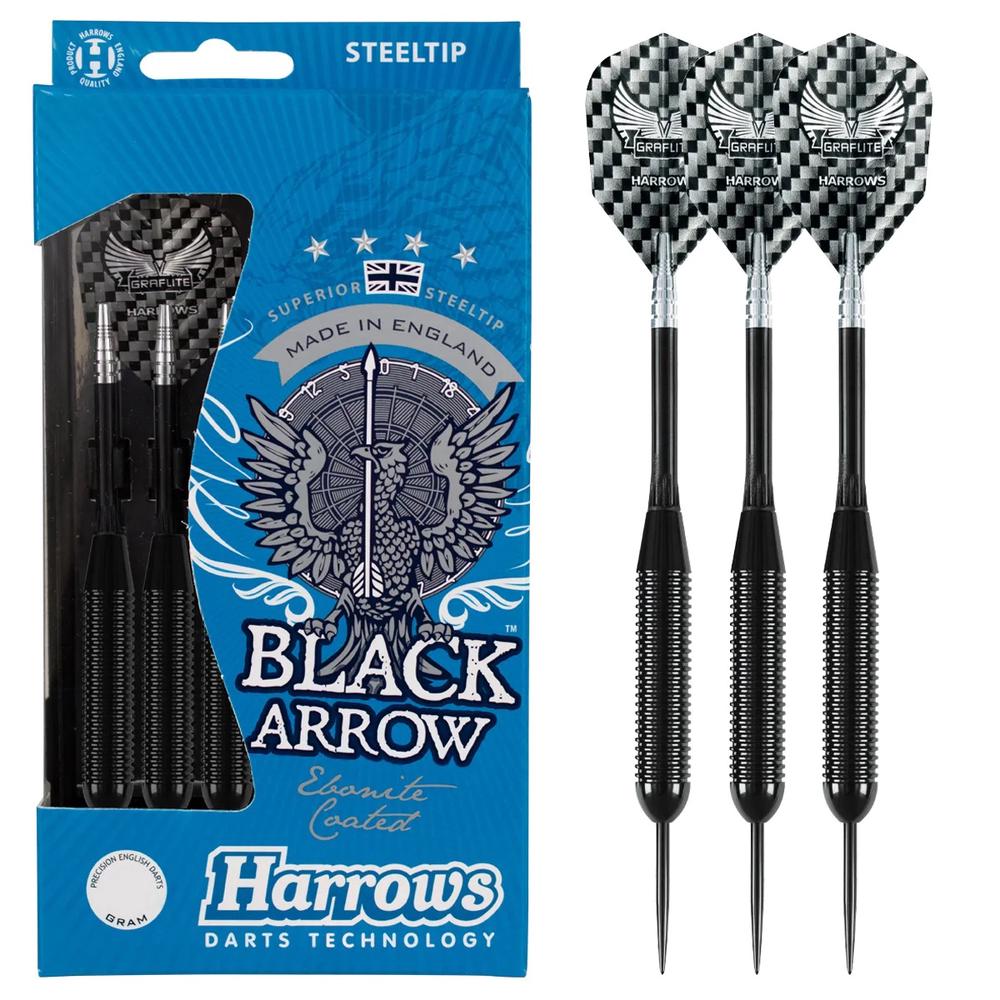 Harrows Black Arrow Steeltip Dart - 22g, 5017626005284